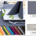 RUNNER AIRLAID LINEN 50X120 GRIGIO