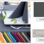 RUNNER AIRLAID LINEN 50X120 ANTRACITE