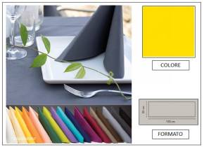 WEB_063700247.jpg RUNNER AIRLAID LINEN 50X120 GIALLO - immagine 1