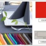 RUNNER AIRLAID LINEN 50X120 ROSSO