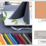 RUNNER AIRLAID LINEN 50X120 SALMONE