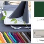 RUNNER AIRLAID LINEN 50X120 VERDE