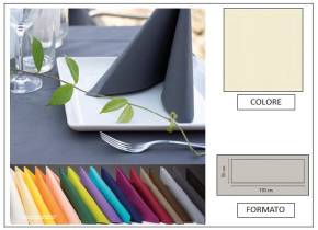 WEB_063700251.jpg RUNNER AIRLAID LINEN 50X120 AVORIO - immagine 1