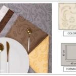 TOVAGLIOLO AIRLAID DAMASCATO LINEN 40X40 AVORIO