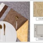 TOVAGLIA LINEN DAMASCATA 100X100 CHAMPAGNE