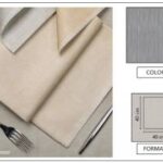 TOVAGLIOLO AIRLAID BATIK 40X40 P4 GRAFITE