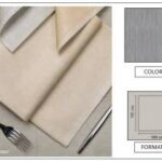 TOVAGLIA AIRLAID BATIK 100X100 GRAFITE