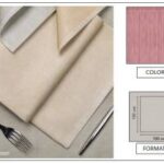 TOVAGLIA 100X100 AIRLAID BATIK AMARANTO