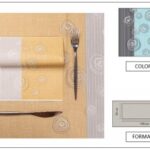 RUNNER 50X120 AIRLAID BOLLICINE AZZURRO