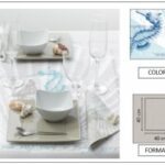 TOVAGLIOLO P4 AIRLAID CONCHIGLIA AZZURRO