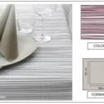 TOVAGLIA 100X100 AIRLAID CORDA PERLA/AMARANTO