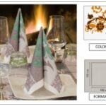 TOVAGLIA 100X100 AIRLAID FOUR SEASON ARANCIO