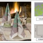 TOVAGLIA 100X100 AIRLAID FOUR SEASON VERDE LIME