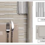 TOVAGLIA 100X100 AIRLAID INFINITY PERLA