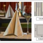 TOVAGLIA 100X100 AIRLAID INFINITY OCRA