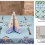 TOVAGLIOLO P4 AIRLAID MAIOL"IKE TURCHESE