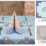 TOVAGLIA 100X100 AIRLAID MAIOL"IKE MULTICOLOR