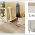 TOVAGLIA 100X100 AIRLAID METROPOLITAN OCRA