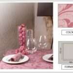 TOVAGLIA 100X100 AIRLAID MYTHOS BORDEAUX