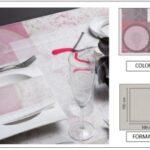 TOVAGLIA 100X100 AIRLAID NEW MOON RUBINO