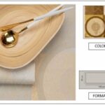 RUNNER 50X120 AIRLAID NEW MOON AMBRA