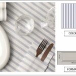 RUNNER 50X120 AIRLAID SOFFIO BLU