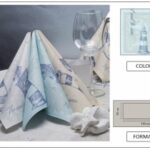 RUNNER 50X120 AIRLAID YACHT CLUB AZZURRO