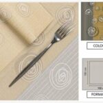 TOVAGLIA 100X100 SPUN BUBBLE ORO