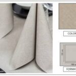 TOVAGLIA 100X100 SPUN CADI" CAFFE`