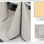 TOVAGLIA 100X100 SPUN CADI" OCRA