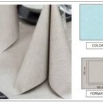 TOVAGLIA 100X100 SPUN CADI" ACQUAMARINA