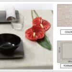 TOVAGLIA 100X100 SPUN YUTA  CAFFE`