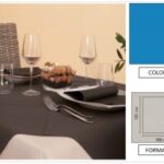 TOVAGLIA 100X100 PP FIESTA CELESTE