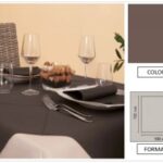 TOVAGLIA 100X100 PP FIESTA CAPPUCCINO