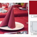 TOVAGLIA 150X150 POLIESTERE VANITY BORDEAUX