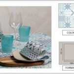 TOVAGLIA 100X100 AIRLAID PANAREA AZZURRO