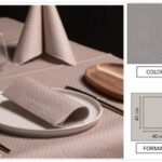 TOVAGLIOLO P4 AIRLAID CROCHET ACCIAIO