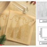 TOVAGLIOLO CHRISTMAS 40X40 CM ARGENTO