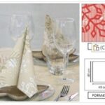 TOVAGLIOLO SNOW 40X40 CM ROSSO