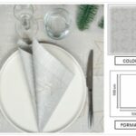 TOVAGLIA CASSIOPEA 100X100 CM ARGENTO