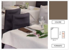 WEB_063701301.jpg TOVAGLIOLO AIRLAID MINOTTO P/4 DECORATO 20X40 CAPPUCCINO - immagine 1