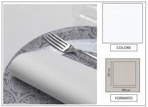 WEB_063701304.jpg TOVAGLIA AIRLAID TEXTILE 120X120 BIANCO - immagine 1