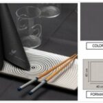 TOVAGLIOLO AIRLAID BIO LEAF P/4 40X40 ANTRACITE