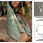 TOVAGLIOLO ALCE 40X40 CM - CAPPUCCINO