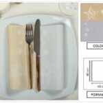 TOVAGLIOLO STELLA POLARE 40X40 CM ARGENTO