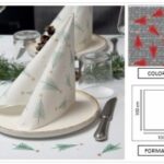 TOVAGLIA TANNENBAUM 100X100 CM ROSSO