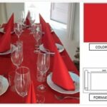 TOVAGLIA BIOLEAF 140X260 CM ROSSO