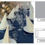 TOVAGLIA FIESTA 150X260 CM ARGENTO