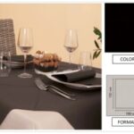 TOVAGLIA 100X100 PP FIESTA NERO