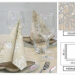 TOVAGLIOLO SNOW 40X40 CM ORO